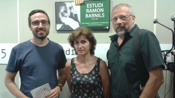 Toni Ramon i Isabel Carreo (Ateneu) al costat del cap dels serveis de Cultura i Joventut,  Jordi Gonzlez