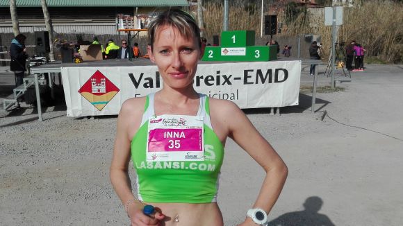 Inna Lebedieva guanya les 5 Milles femenines de Valldoreix