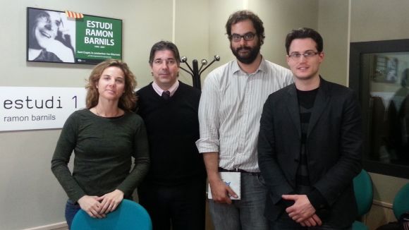 Joana Barbany, Ferran Doate, Miquel Herrada i David Fontanet, al 'Sant Cugat a fons'
