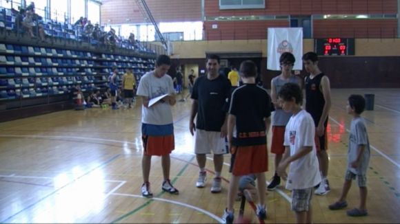 El pav 3 ha estat l'escenari del '3x3 Basket Sant Cugat'