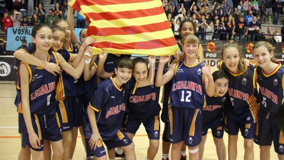 Cristina Garcia guanya l'Estatal mini amb Catalunya / Font: Federació Catalana de bàsquet