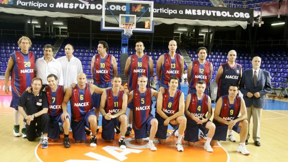 Imatge dels veterans del Bara / Foto: Associaci d'Antics Jugadors del FC Barcelona