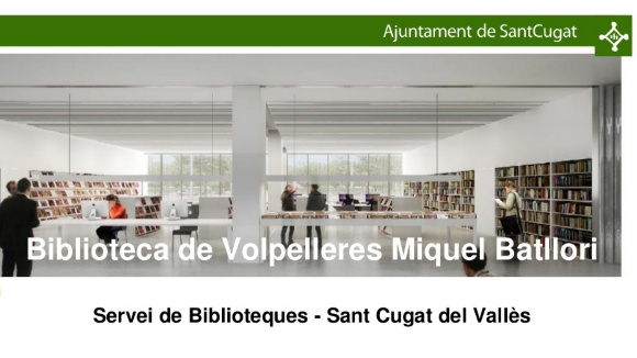 Visita d'obres a la biblioteca de Volpelleres Miquel Batllori