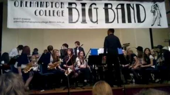 La Big Band de l'Okehampton College en una actuaci / Font: Joventuts Musicals de Sant Cugat