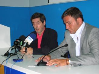 Ramon Bonastre, a l'esquerra de la imatge