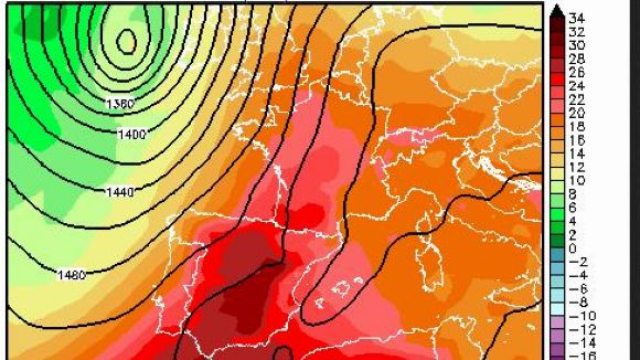 L'augment de la temperatura ser progressiu a partir de dimecres / Font: Servei Meteorolgic de Catalunya