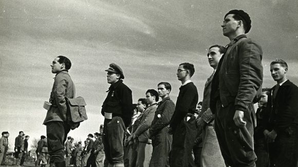 Alguns dels voluntaris del camp / Foto: Prez de Rozas. Arxiu Fotogrfic de Barcelona
