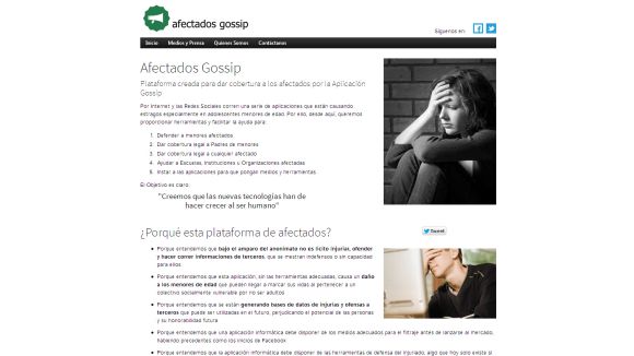 Plataforma Afectadosgossip.es