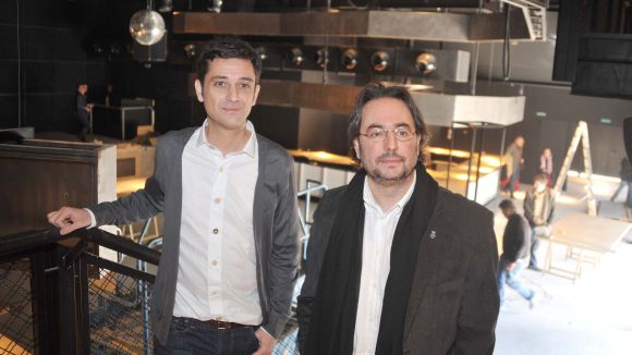 Carlos Cano, a l'esquerra, i Raül Grangé han explicat el conveni / Font: Localpres