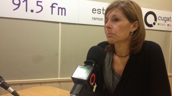 La directora de l'ICASS, Carmela Fortuny, a Cugat.cat