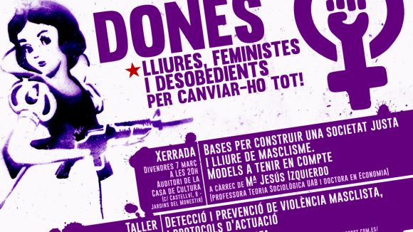 Fragment del cartell per al Dia Internacional de la Dona / Foto: laguitza.cat