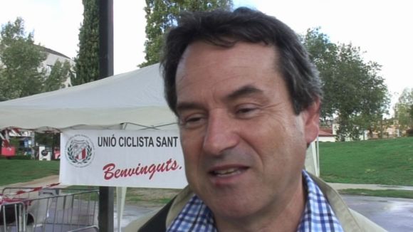 El president de la Uni Ciclista Sant Cugat, Rafa Robledo, espera un 2015 ple de projectes