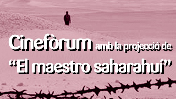 Cinefrum amb la projecci d''El maestro saharaui'