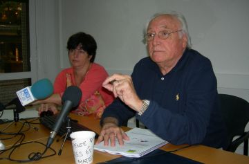 Jaume Clavell durant la presentaci de la memria 2008-2009