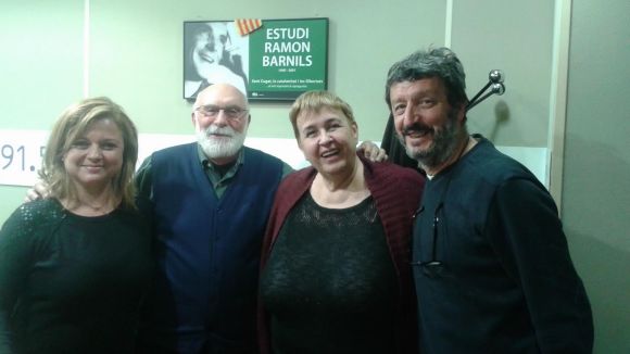 Snia Guimer, Eduard Jener, Dolors Vilarasau i Ramon Saul, d'esquerra a dreta.