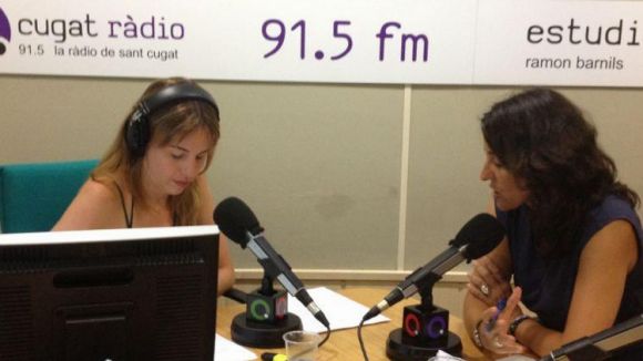 Conesa ha visitat els estudis de Cugat.cat per ser entrevistada a 'La Tarda' de La Xarxa