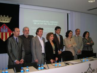 Acte de constituci del consorci de la TDT Valls Sud, l'abril del 2007