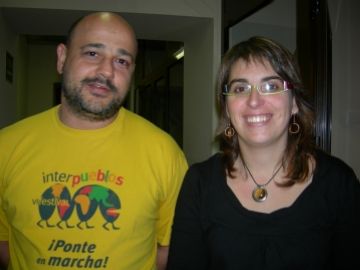 Els cooperants Manuel Tapial i Laura Arau