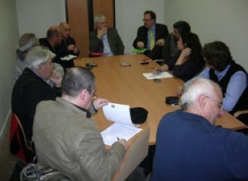 Imatge d'arxiu d'una de les reunions de la Coordinadora d'Entitats Esportives