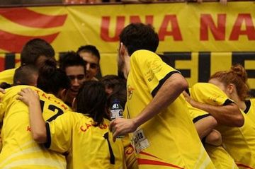 La selecci catalana de corfbol s'ha classificat per a les semifinals del Mundial (foto:vilaweb.cat)