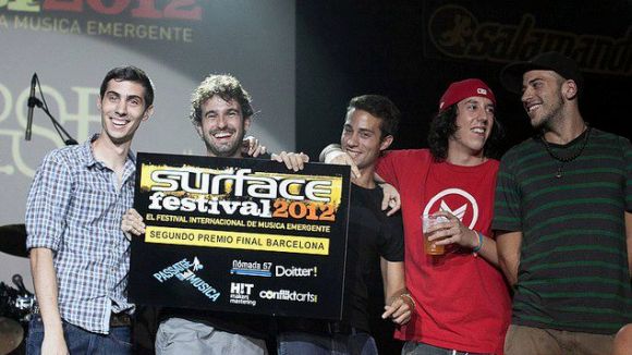 Els Crows quan van guanyar el Surface Festival a Barcelona / Font: Facebook.com/CrowsMusic