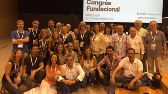 Delegaci local del Partit Demcrata de Catalunya al congrs fundacional / Foto: Twitter PDC Sant Cugat
