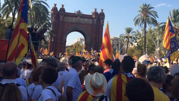Imatge de la Diada de l'any passat a Barcelona