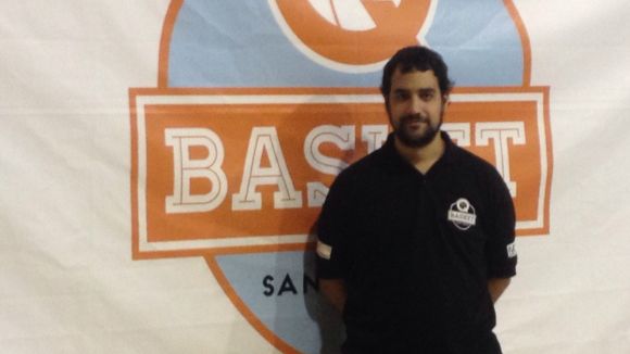 Didac Vidal s el director esportiu del Qbasket Sant Cugat / Font: Qbasket Sant Cugat