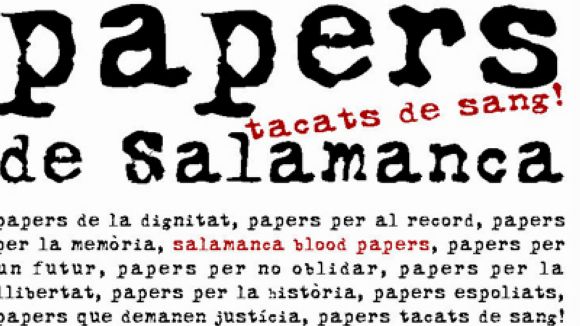 L'entitat reclama el retorn dels papers de Salamanca a l'Arxiu Nacional de Catalunya, ubicat a Sant Cugat / Font: Omnium.cat