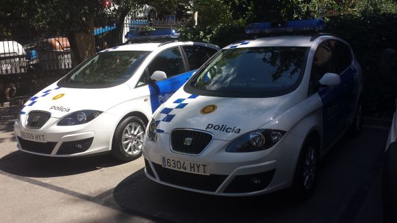 Vehicles de la Policia Local de Sant Cugat / Foto: Premsa Ajuntament
