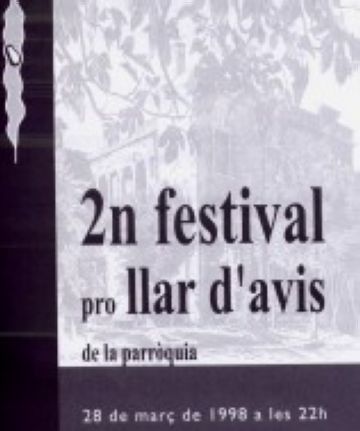 Cartell de l'acte en qu va debutar l'orquestra