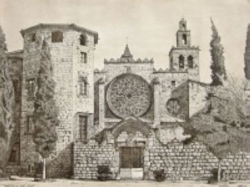 Faana principal del Monestir (Gravat d'Adolf)