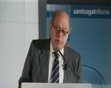 El president de la Generalitat, Jordi Pujol, realitza la ponncia inaugural