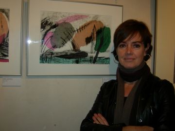 Una de les artistes que exposen a Pou d'Art, Emma Sabadell