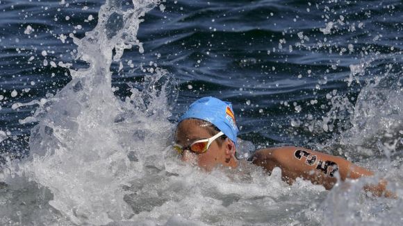 Erika Villaécija ha guanyat l'Estatal de 5 quilòmetres en aigües obertes / Font: Rui Minderico