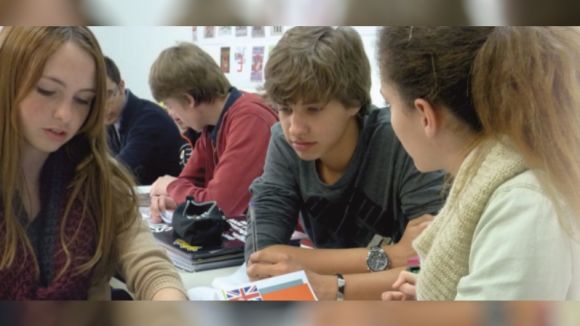 Estudiants del centre / Foto: Web de l'escola gora