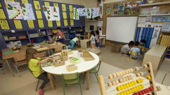 Una aula d'un centre escolar de Sant Cugat / Foto: Web de l'Ajuntament