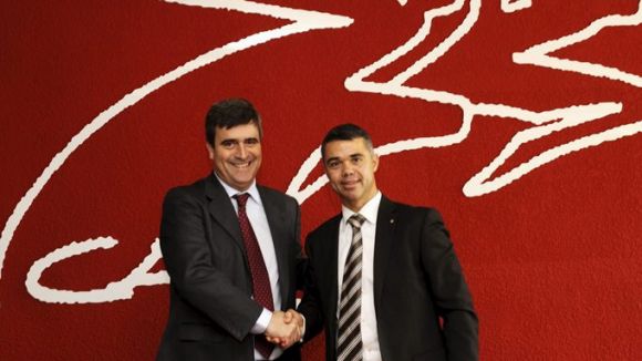 Miguel Cardenal i Ivan Tibau han signat el conveni de 2012 entre el CAR i el CSD / Foto: Jordi Estruch