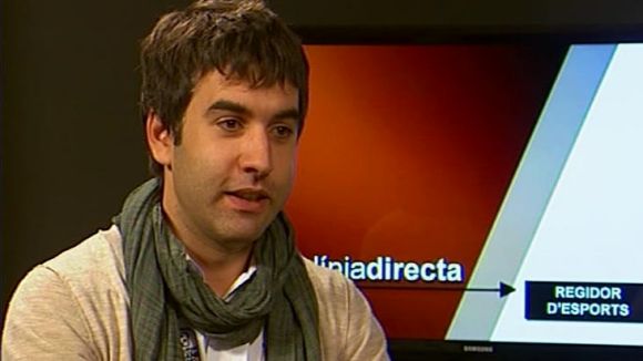 Xavier Tizn al programa 'Lnia Directa' de Cugat.cat
