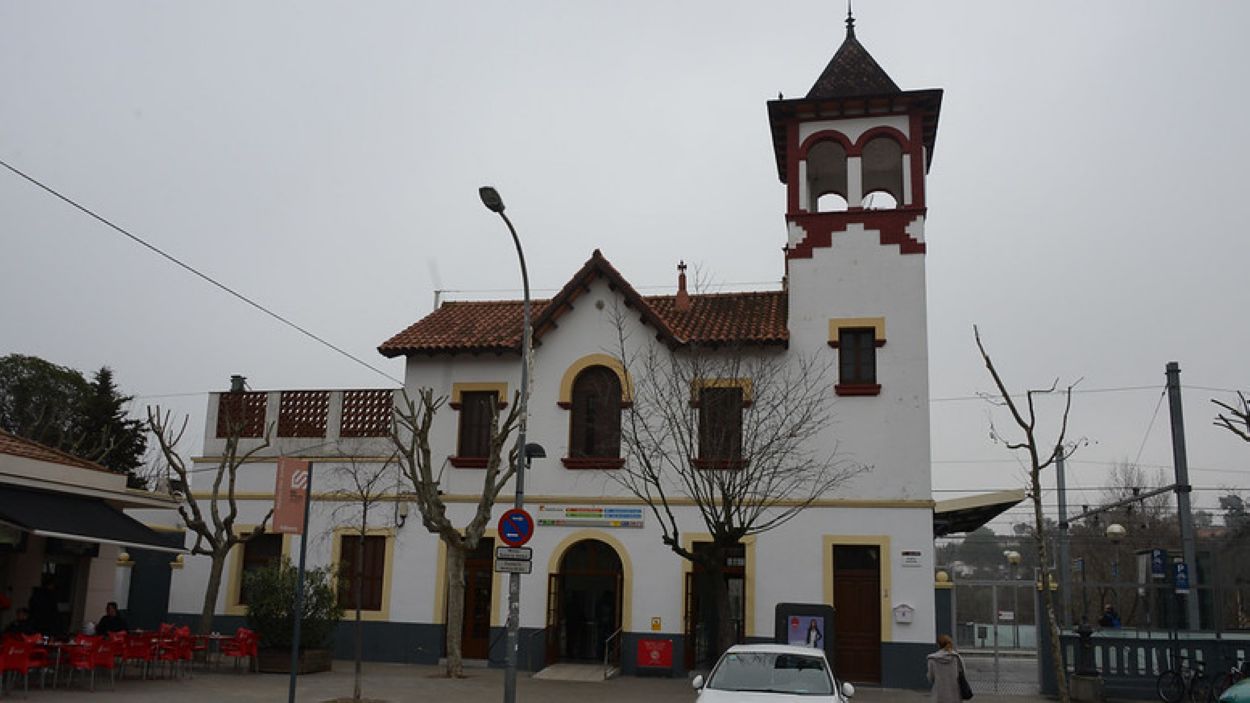 Estació de ferrocarrils de Valldoreix/Foto: localpres
