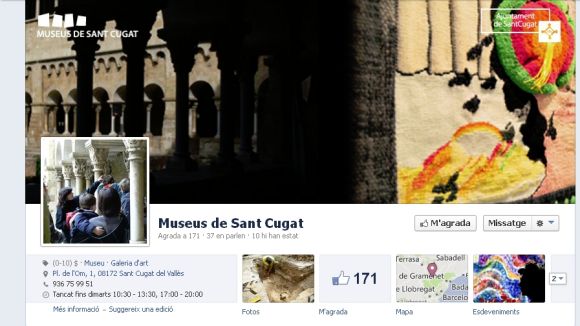 Facebook s la xarxa social ms usada pels santcugatencs / Foto: Facebook del Museu