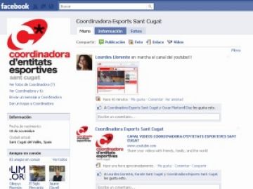 Perfil del 'Facebook' de la Coordinadora