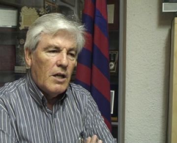 Josep Maria Flez, president de la Penya Blaugrana