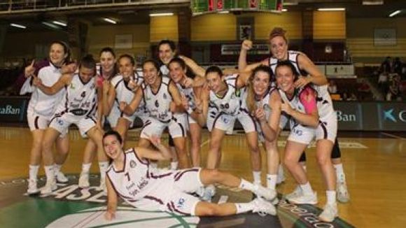 El Sant Adri, amb Itziar Llobet, ha pujat a Lliga femenina 1 / Font: Federaci Espanyola Bsquet