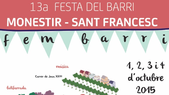 Festa del Barri del Monestir: Bastoners de Sant Cugat