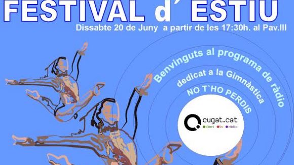 Festival d'Estiu de gimnstica. Fonta: Club Gimnstica Rtima i Esttica Sant Cugat