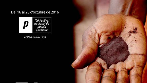 Cartell del 16 Festival Nacional de Poesia a Sant Cugat / Foto: Web Ajuntament