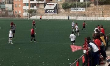 Imatge del partit entre l'Horta i el SantCu de la temporada passada a Segona Catalana