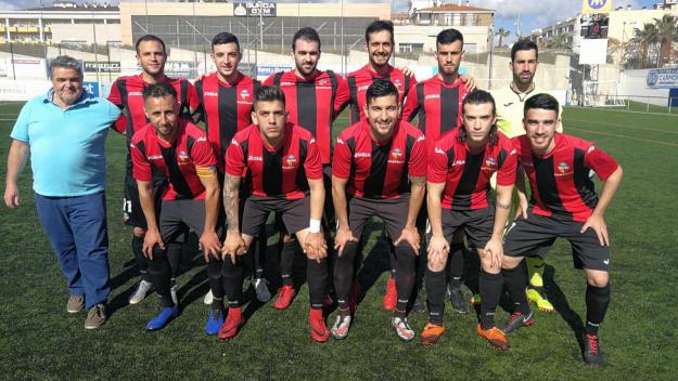 Imatge de l'onze inicial santcugatenc / Foto: Sant Cugat FC