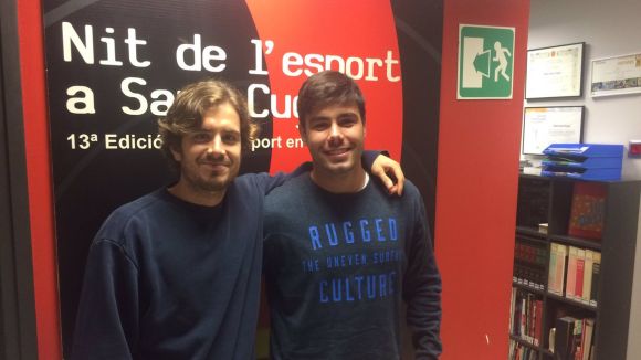D'esquerra a dreta, Nacho Moretones i Oriol Trrega